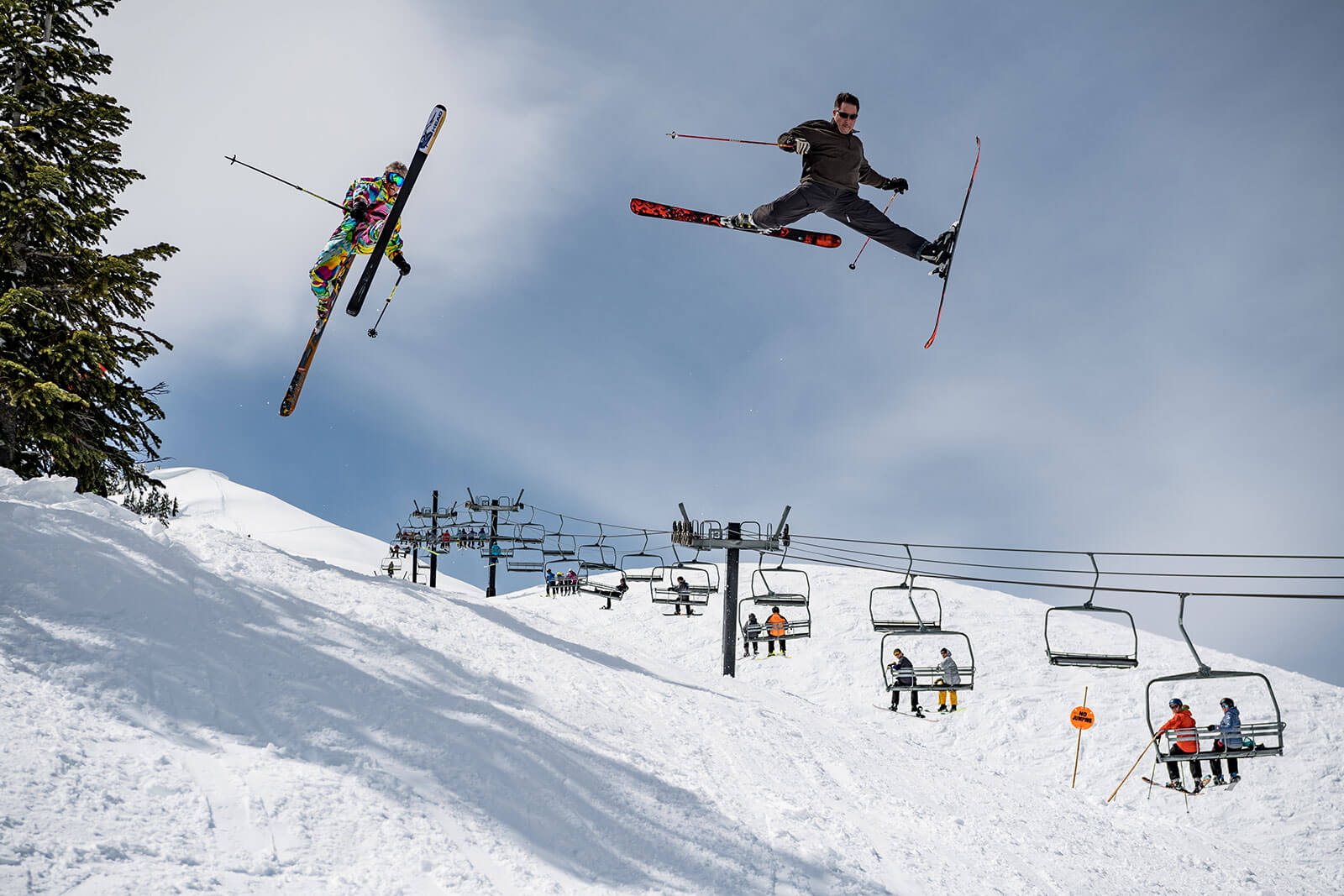 Skier In Air