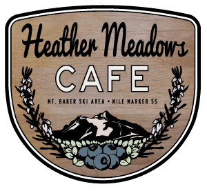 Heather Meadows Cafe sign