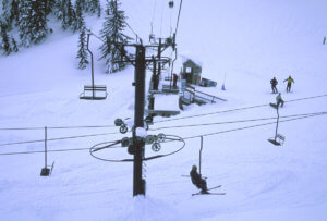 World Record Snowfall - Midstation in winter