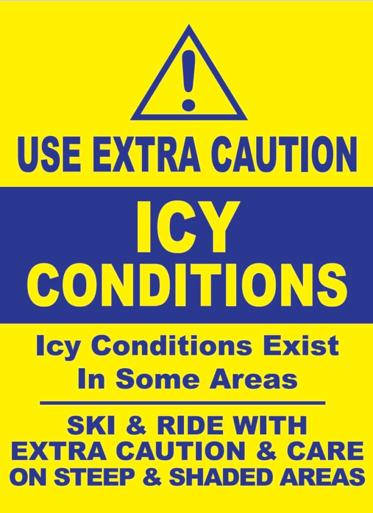 Icy Condtions Advisory
