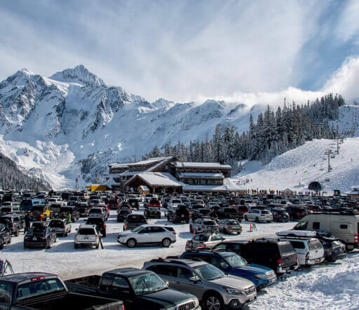 White Salmon parking lot