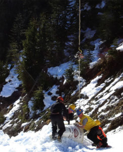 Boyd Assisting with Snow Haul