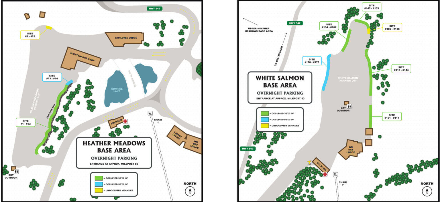 Overnight Parking Occupied Vehicles Mt. Baker Ski Area